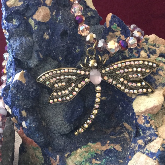 DragonFly Necklace Handmade - Picture 4 of 8